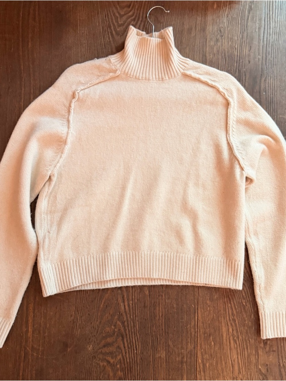 Wool Blend Turtleneck Sweater